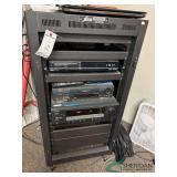 Audio Visual Equipment and cabinet