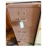 4 Drawer file cabinet, 3 drawer file cabinet