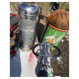 Buffalo Fire Extinguisher and Fire Hose Nozzle Chromed Brass Nozzle 2 Handles with 1 1/4 Connector