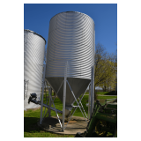 Protein grain bin