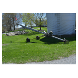 Grain auger with transport