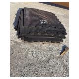 Rubber cow mats, 4’ x 4’