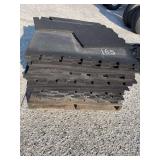 Rubber cow mats, 4’ x 4’