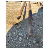 (2) Steel Rods w/ Threaded Ends