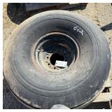 (1) 19L-16.1 Rim & Tire