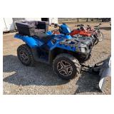2016 Polaris Sportsman 850 w/ KFI 52" Plow & KFI 100# Winch