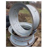 (2) 34" x 38" Step Up Rims 18" Wide