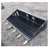 Skid Steer Rock Bucket 6'