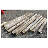 (10) Heavy Duty Fence Posts