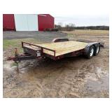 Tandem axle trailer, 16 ft, weighs less than 2500 lbs. registration only, no title