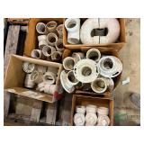Assorted PVC fittings