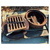 Manhole grates and collars