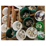 Numerous PVC fittings