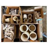 Numerous PVC fittings