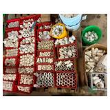 Numerous PVC fittings