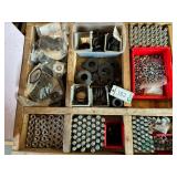 Numerous water meter parts