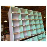 (2) Wooden shelves