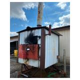 Outdoor wood boiler heater