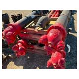 (4) Fire hydrants with boxes