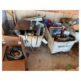 Numerous trailer parts