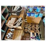 PVC primer and glue and hangers and more