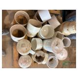Numerous PVC fittings