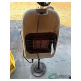 Gas heater on stand