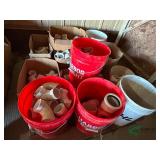 Numerous PVC fittings
