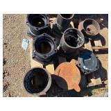 Assorted cast fittings