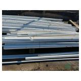 Numerous bundles of PVC