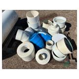 Numerous PVC fittings