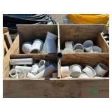 Numerous PVC fittings