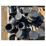 Numerous curb stop lids