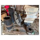 Pallet of iron fittings