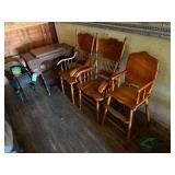 Minnesota Model A sewing machine, vintage baby buggy, chairs, and more