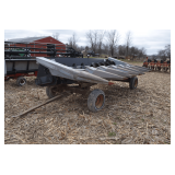 6 Row Corn Head with Wagon Gear for Transport