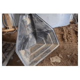 Poly hopper boot for grain auger