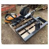 Wolverine Post Hole Auger w/ Skid Steer Quick Hitch, row:4