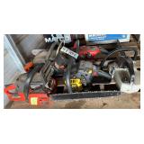 (5) Chainsaws , bldg:locked