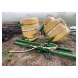 200 gallon saddle tanks with mount & hoses, row:4