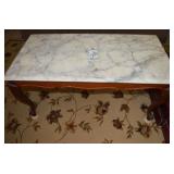 Marble topped table