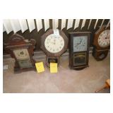collection of clocks