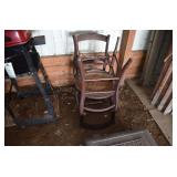 UniFlame grill and chairs and mirror