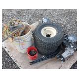 Pallet of Grasshopper Lawn Mower Parts