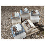 White Planter Insecticide Boxes
