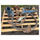 Blue Jet parts and large axle off skid steer