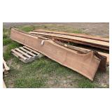 (2) Walnut live edge slabs, row:5