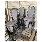 (20) Stackable Chairs, bldg:green