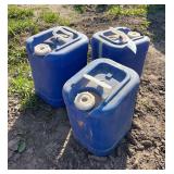 (3) Blue 4 Gallon Containers, row:5
