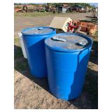 (2) 55 Gallon Water Barrels, row:5